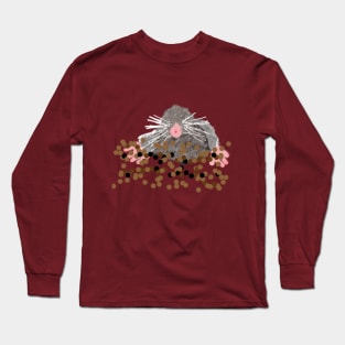 Mole Popping Up from the Ground Long Sleeve T-Shirt